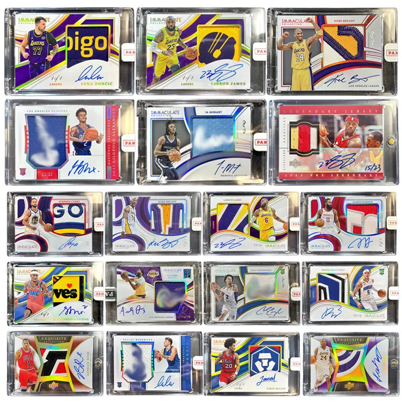 

Panini Diy Nba Curry James Doncic Kobe Jordan Alexander Баскетбольная звезда с автографом Джерси Коллекционные карты Подарочная коллекция на день рождения