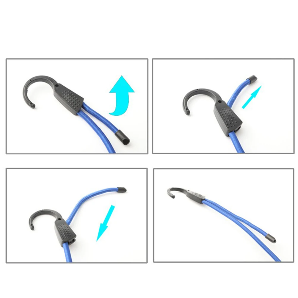 

Stretchable Clothesline 150cm Rope Premium Material Car Luggage Straps Adjustable Travel Hook Furniture Mover Storage