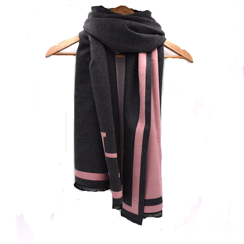 Hnhf Bolero Hijab Winter Mannen Volwassen Kasjmier Buiten Houden Warme Wraps Pashmina Sjaal Goed Verkopen