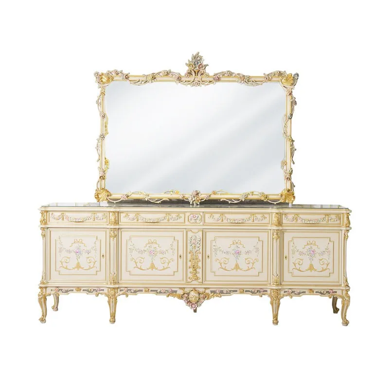 Painted French Furniture Side Cabinet