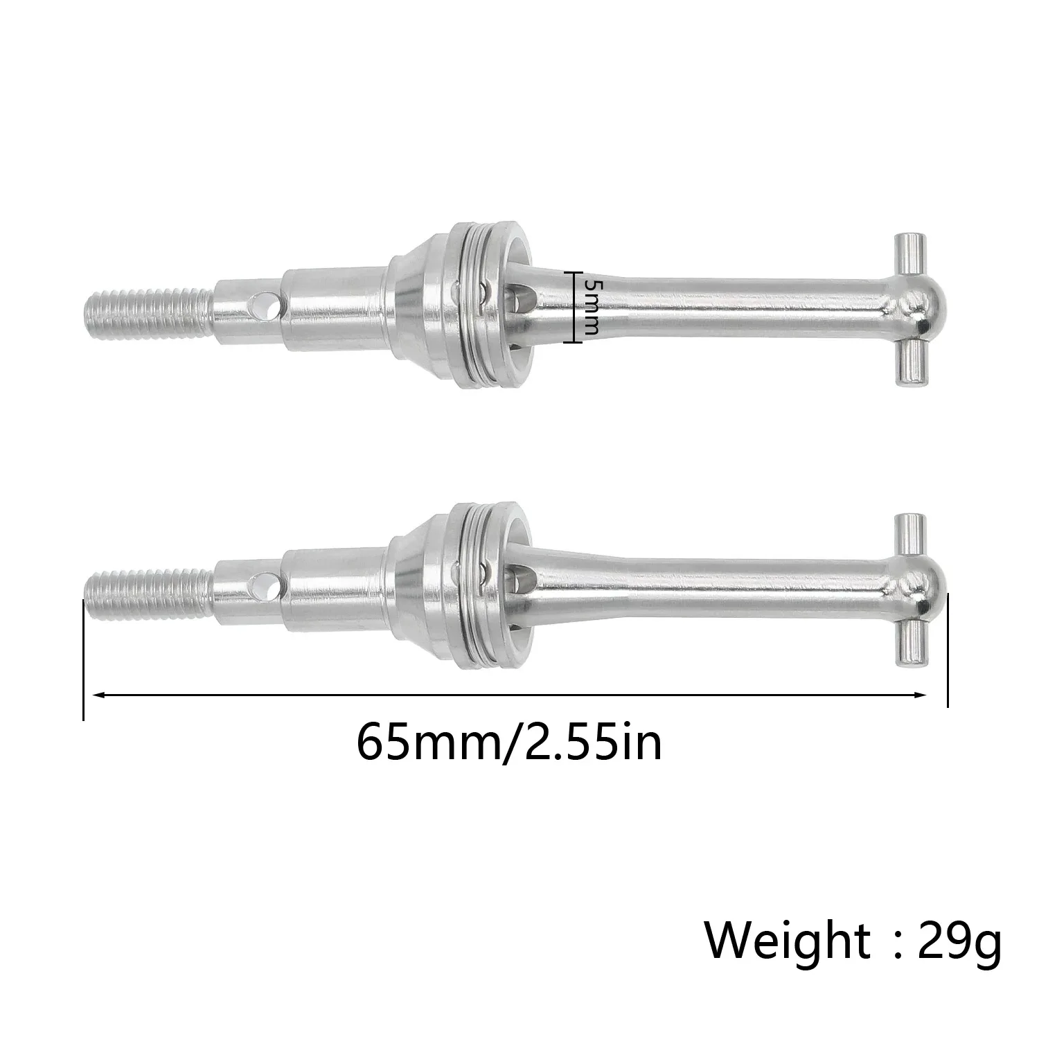 Metall CVD Antriebswelle Hundeknochen für MJX 1/14 14301 14302 14303 RC Auto Upgrade Teile