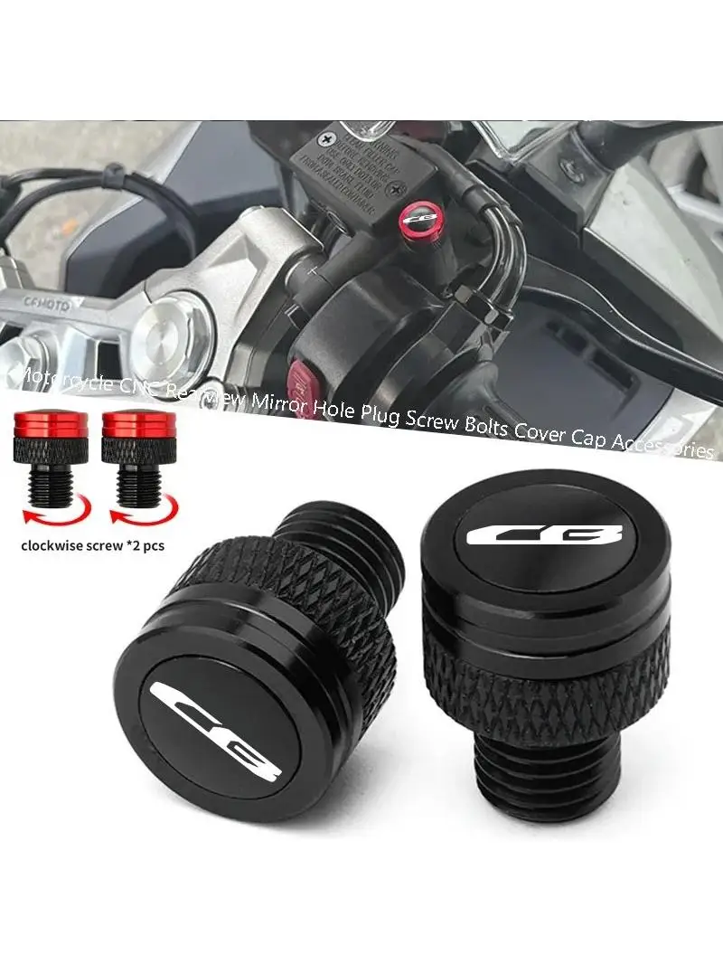 Für Honda CB650R CB600F CB500X CB500F CB400 CB750 CB1000R CB 650R Motorrad CNC Rückspiegel Lochabdeckung Stecker
