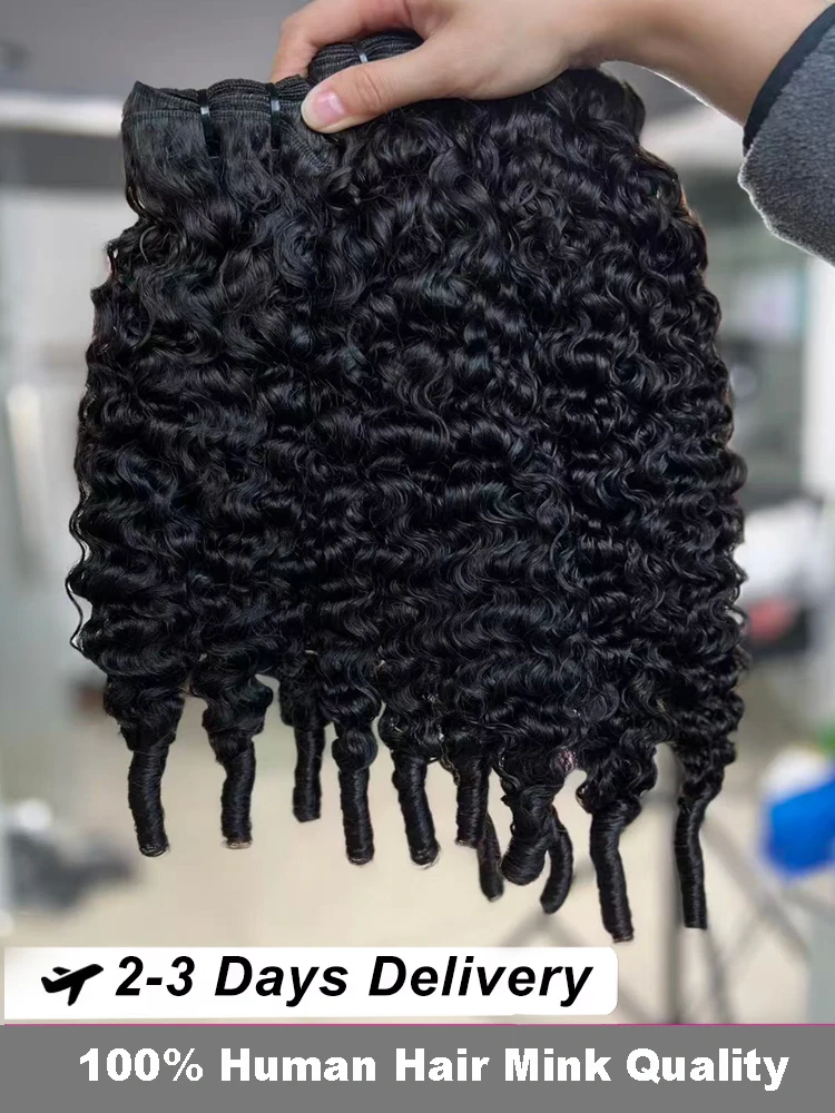 Bengali Raw Human Hair Bundles 15A Mink Burmese Curly Bundles Deep Wave 3 4 Bundle Vietnamese Virgin Hair Weave Ocean Spiral Curly