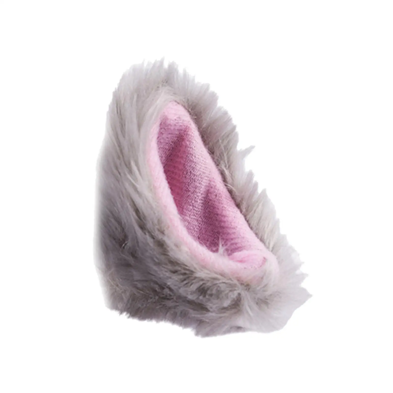 Pluszowe naklejki na uszy, ozdobne akcesorium do kasku motocyklowego, do stylizacji na narty, motocross, rower.