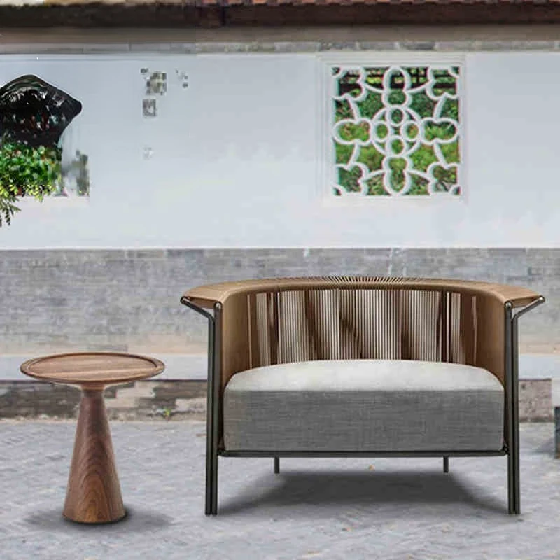 Sofa Leisure Garden Balcony Rattan Table and Chair Sun Room Villa Hotel Designer Furniture Combination Muebles