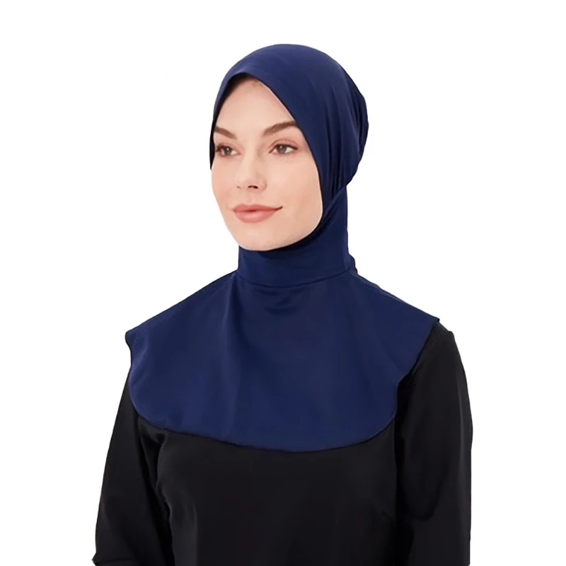 Islamic Modal Sporty Hijabs Women Cylindrical Shape Instant Turbans Muslim Instant Head Wrap