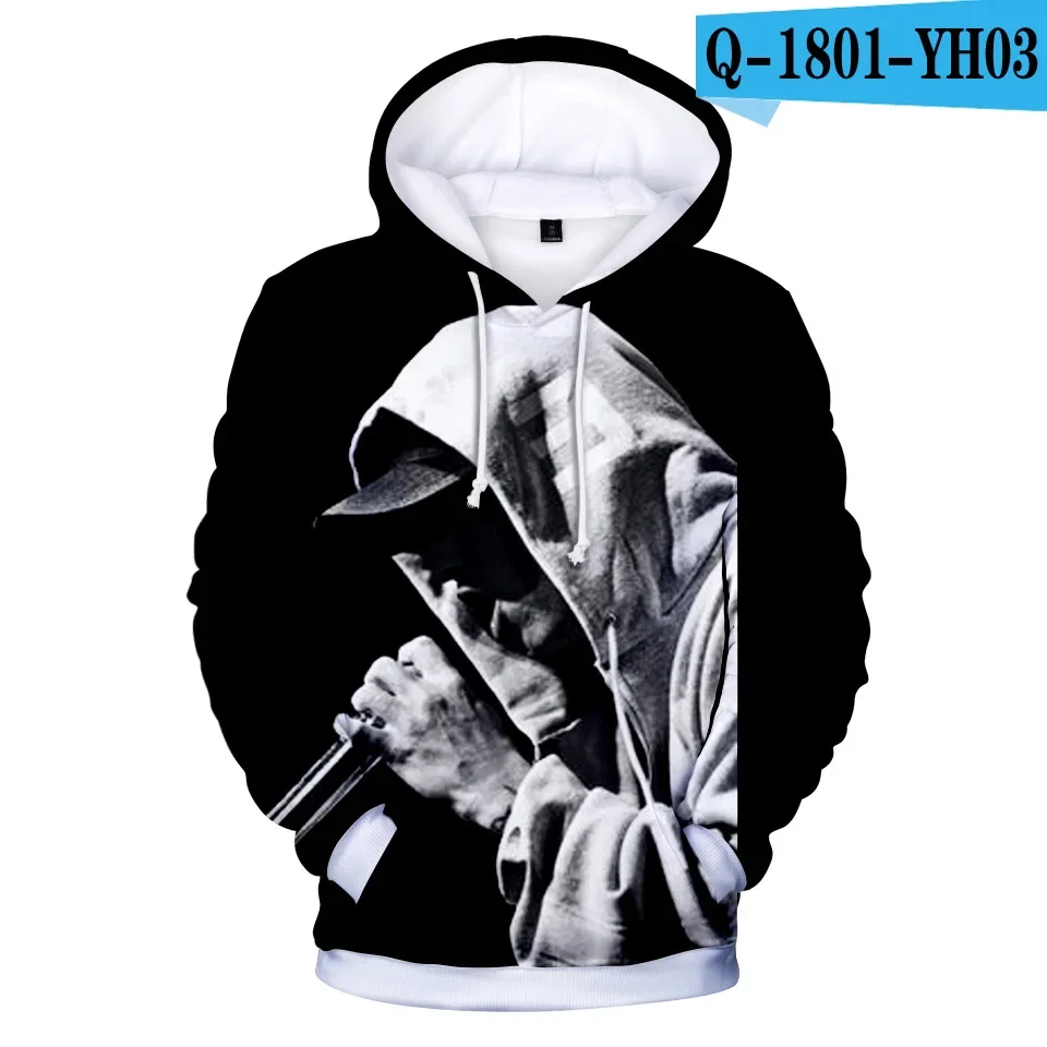 Hot Rapper Eminem Album Hoodies 3D Printed Hooded Sweatshirts Men/Women Tracksuit Pullover Hip Hop Street Man Clothing