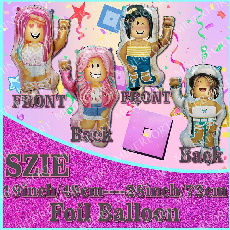 ROBLOXED テーマのホイルアルミバルーン漫画ゲーム家族 - Party Games Easter For Family のレビューと価格