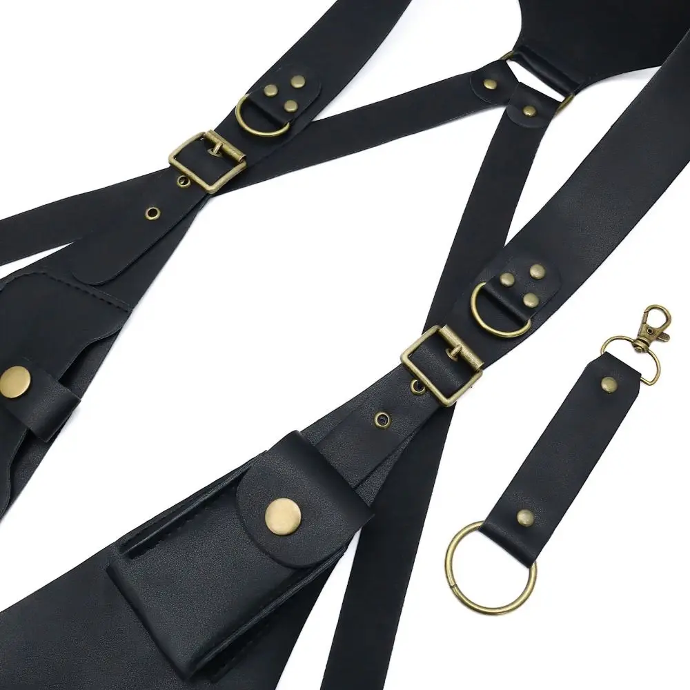 Vintage Underarm Strap Wallet Pocket Vest Bag Steampunk Mobile Phone Purse Gothic Anti-Theft Shoulder Harness Bag Cosplay