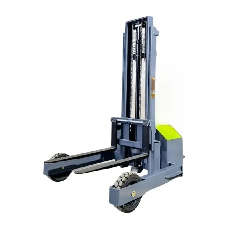 FOB Electric Hydraulic Stacker Outdoor Off-road  Station Ride-on Lift Truck Loading and Unloading Truck Load Forklift