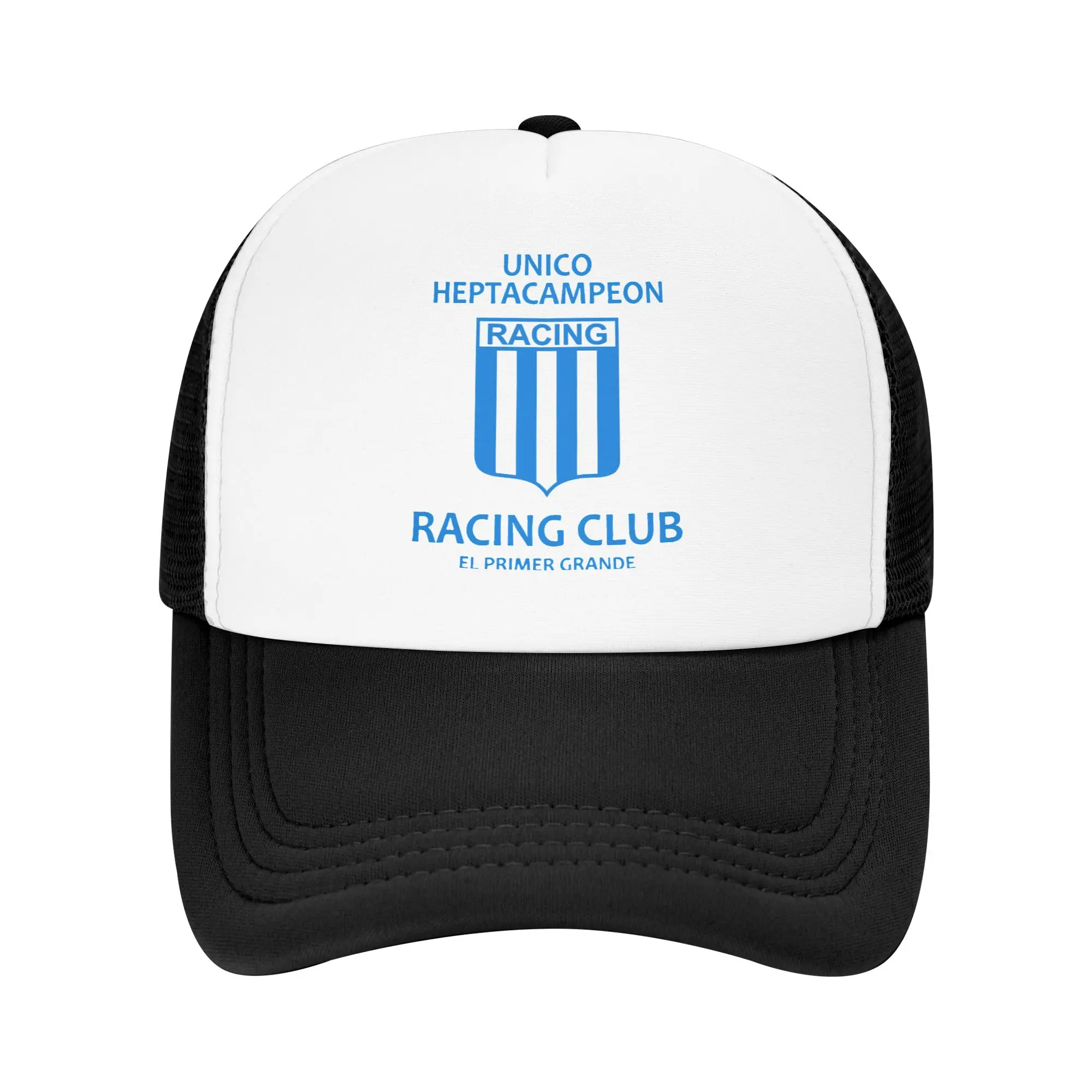 Gorra de béisbol estilo artístico del Racing Club De Avellaneda, siete veces campeón, portátil, para padres e hijos