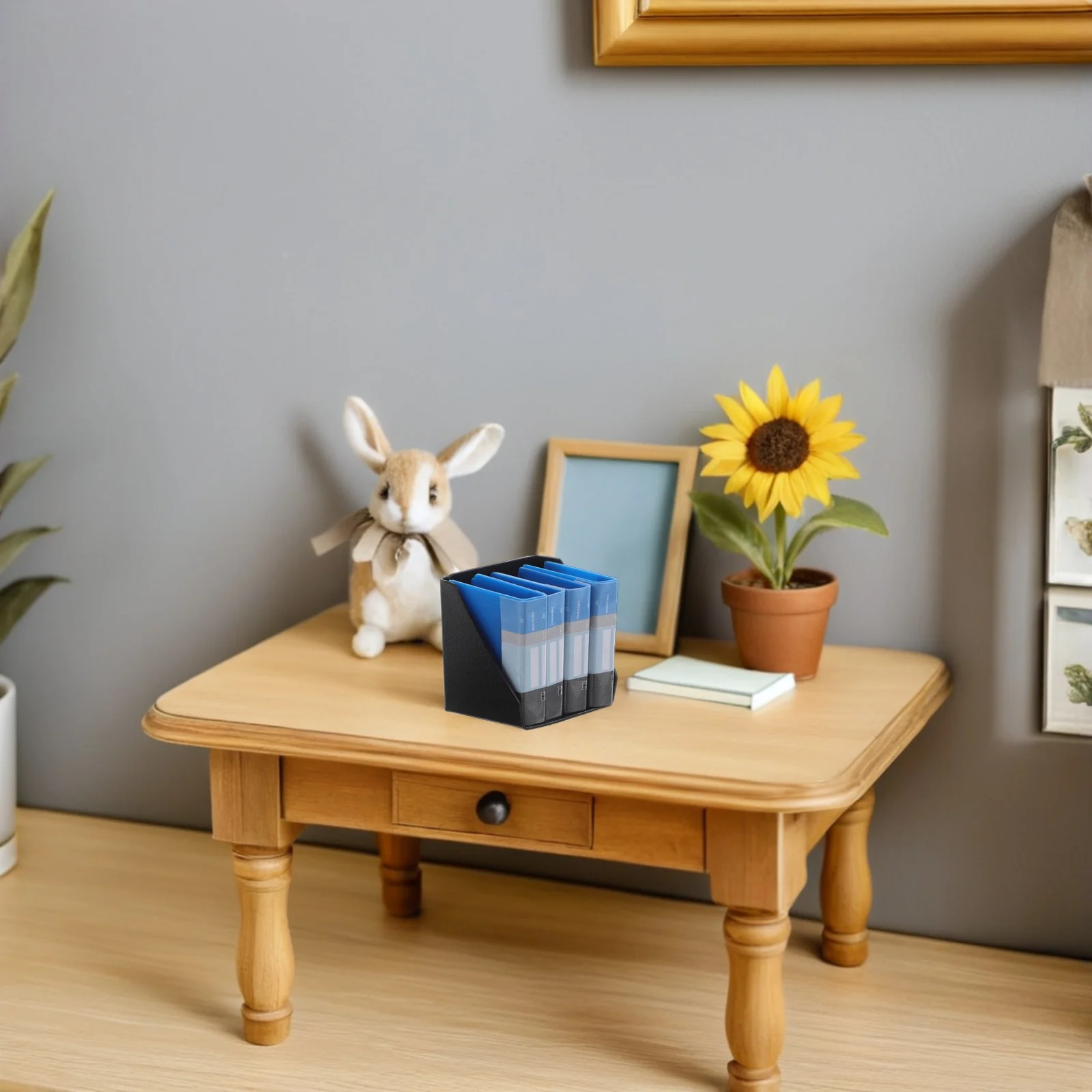 

4-комплектная папка для детей, игрушка для ролевых игр, кукольный домик, миниатюрный органайзер, аксессуары для сцены файлов