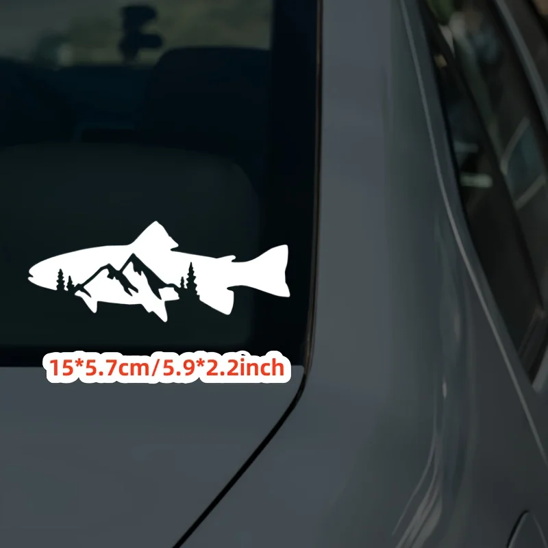 

Trout Fishing Vinyl Sticker – Waterproof Self-Adhesive Decal for Car Truck Motorcycle Laptop Mug Outdoor Sportsman Decoration