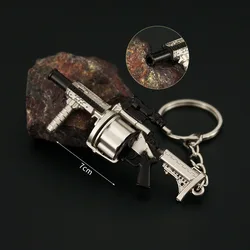 Game for Peace Pendant MGL Mini Gun Keychain Alloy Metal Best Gift for Gun Lovers