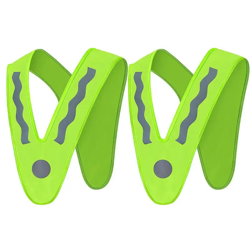 Kids Reflective Vest Cycling Jogging Safety Highlight Reflective Vest Night Work Security Running Reflective Straps For Adults
