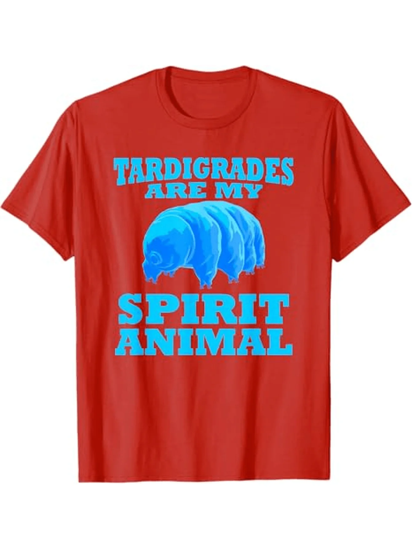 Funny Tardigrade My Spirit Animal Water Bear Biologist T-Shirt 100% Cotton O-Neck Short Sleeve Summer Casual Mens T-shirt