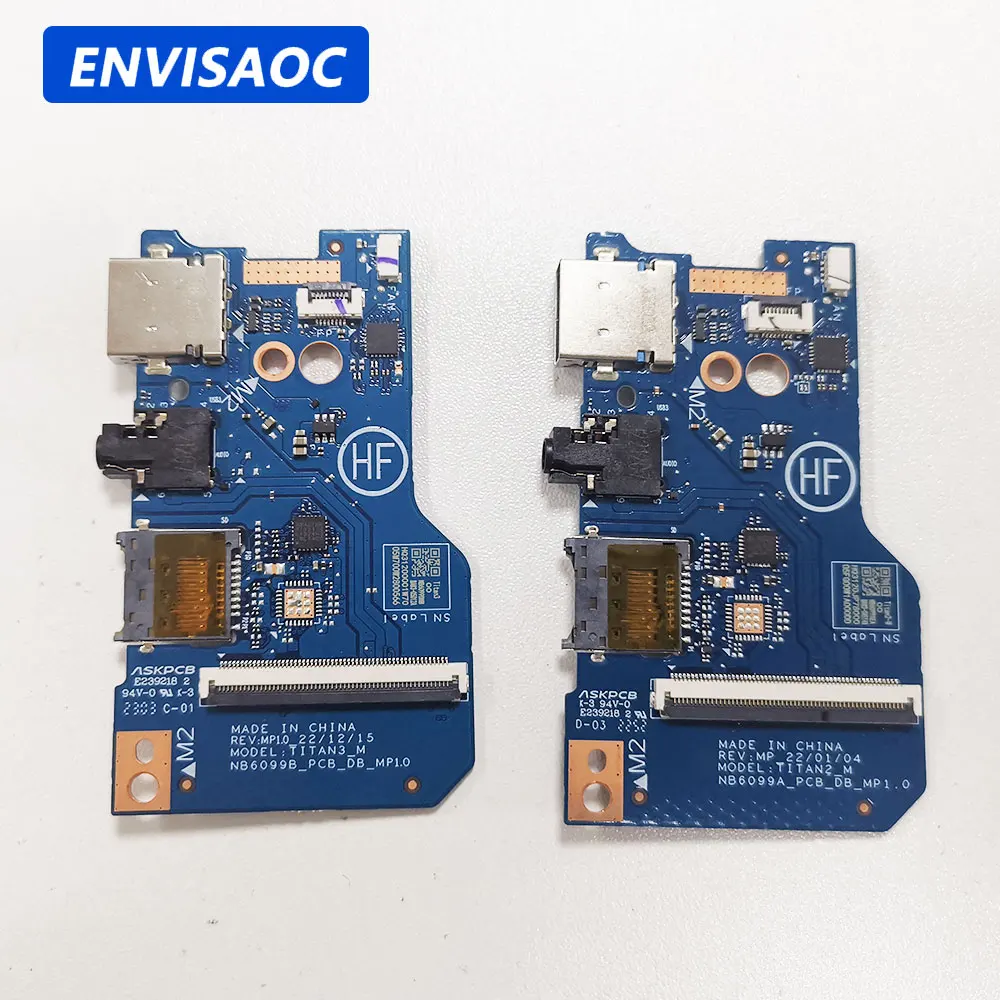 Für samsung galaxy buch 2 np750xed laptop usb jack kopfhörer audio interface port board nb6099a BA83-04514A nb6099b BA83-05012A