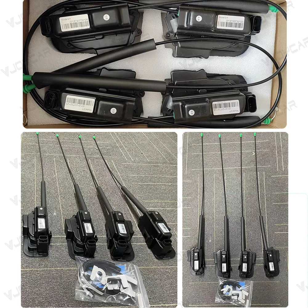 Vjoycar Tesla Model 3 Soft Close Doors Locks Automatic Suction Vacuum Door Lock Anti-pinch Door Protective Accessories LB