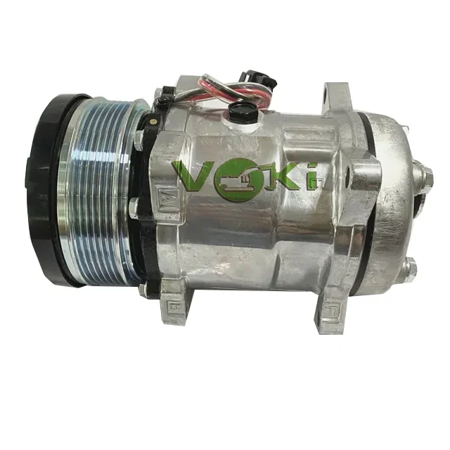 7023583 Compressor Fits Bocat S550 S570 S590 T590 Skid Steer Loaders For 8PK SD7H13 Air Conditioning Compressor