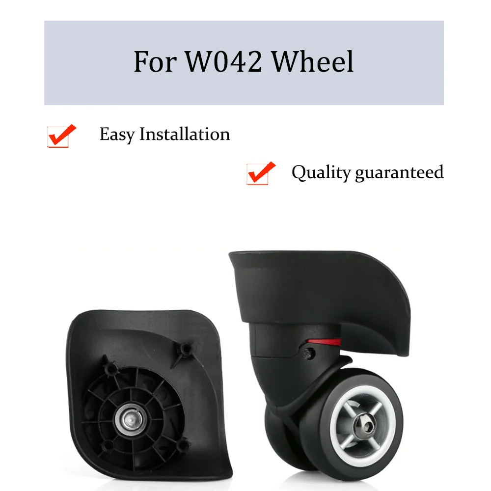 

For W042 Nylon Luggage Wheel Trolley Case Wheel Pulley Sliding Casters Universal Wheel Repair Smooth Slient Wear-resistant