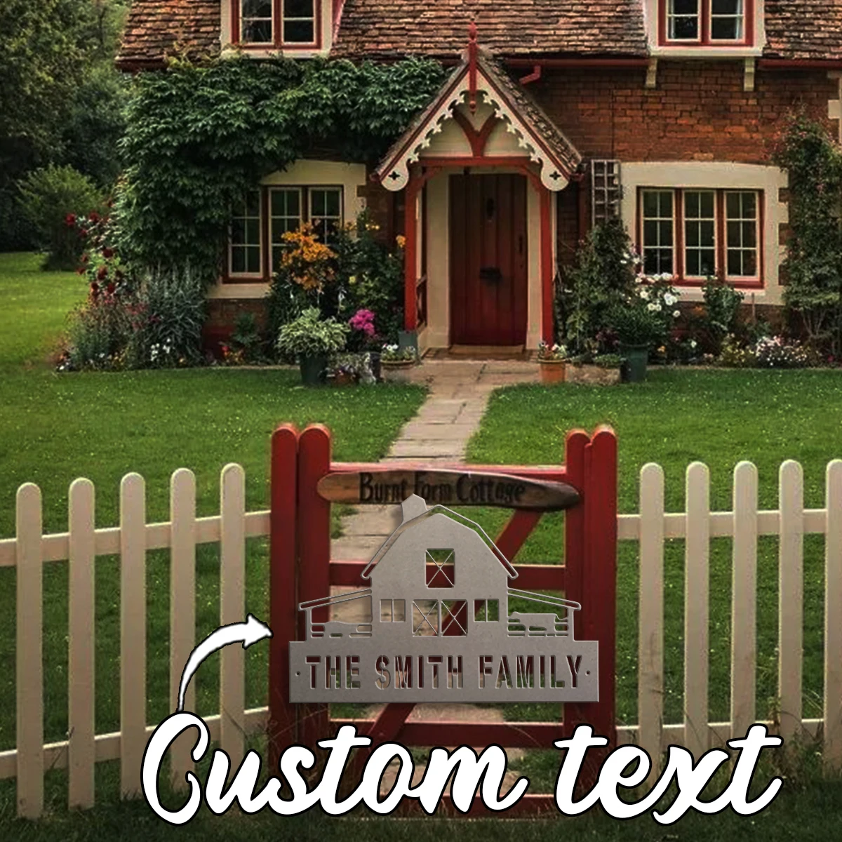 1pc Custom Windmill Farm Metal Wall Door Plaque,Home Room Garden Garage Door Fence Farm Decor,House Seasonal Family Gift