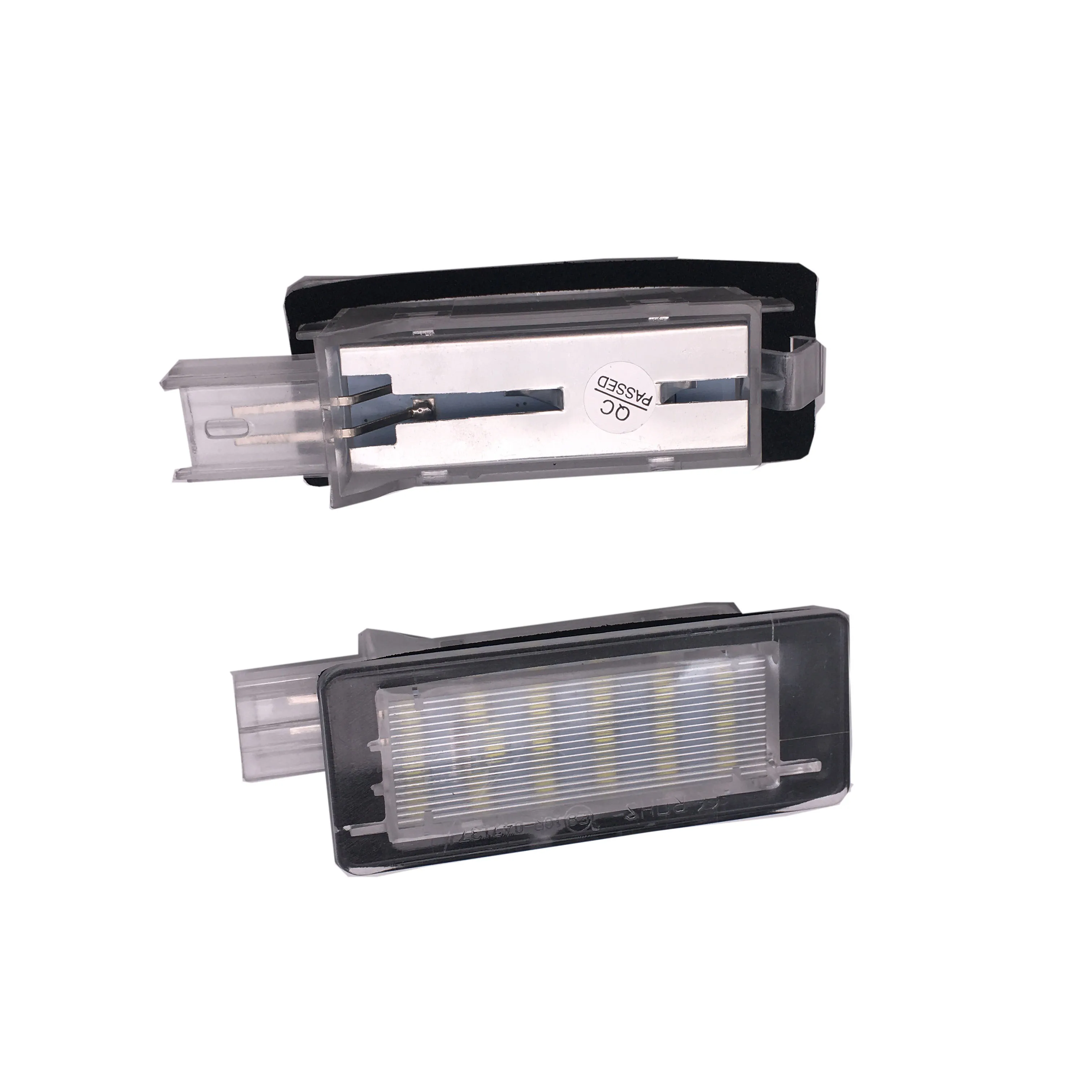 2X Number-plate Lamp LED License Plate Light For Renault Scenic MK2 03-09Scenic MK2  Laguna 2 License Plate Lamp White 12V