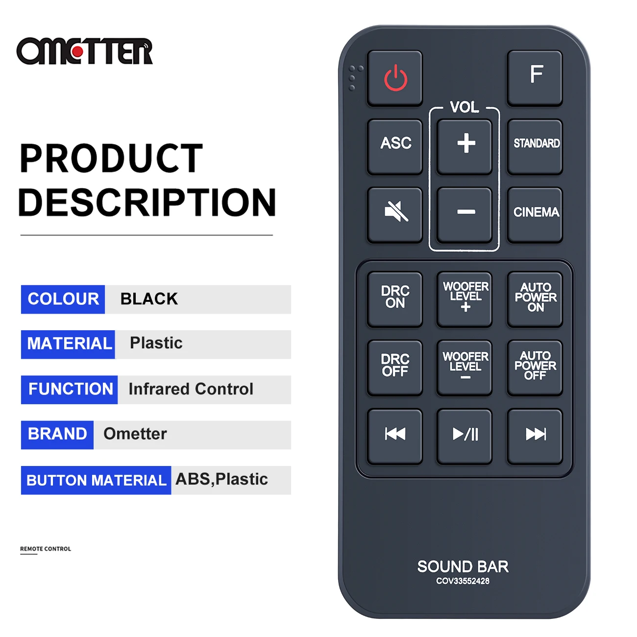 COV33552428 COV34445442 لشريط الصوت التحكم عن بعد SH2 SPH2B-P