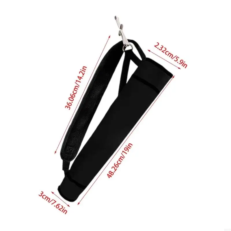Crossbody Bögen Köcher Tasche Verstellbare Pfeile Rucksäcke Tasche Seite Hüfte Pfeile Tasche Für Outdoor Training Und Wettbewerb – Detail 6