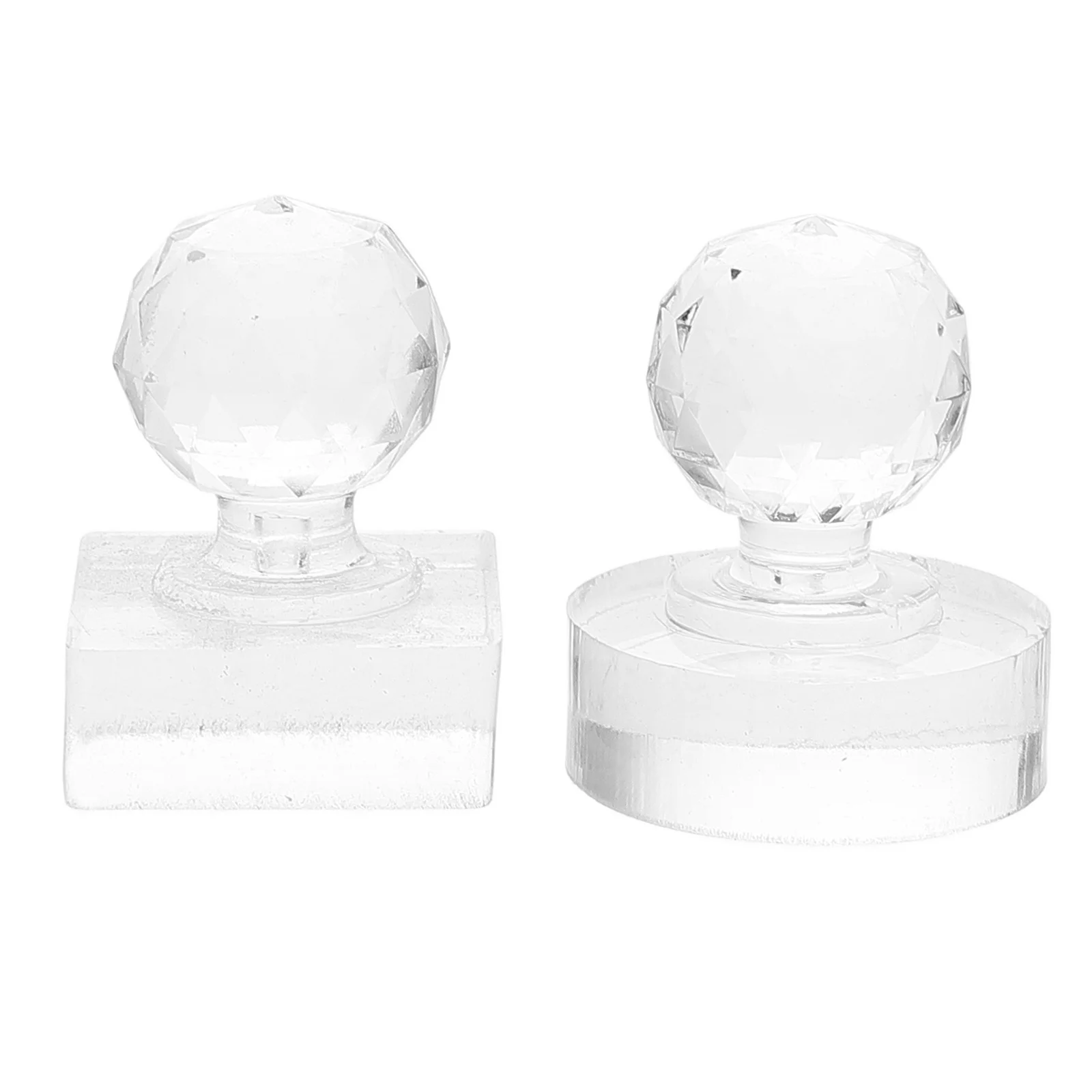 

2Pcs Multiuse Pressing Tool for Eyeshadow Blush Highlighter Brow Powder DIY Reforming with Square Round Molds Compact Makeup