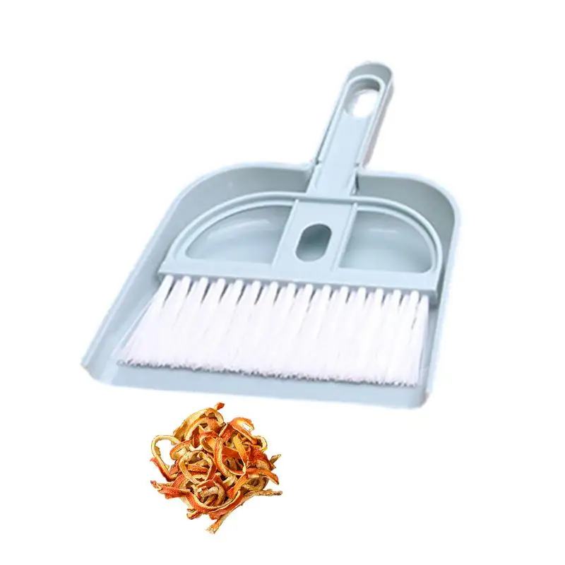 Cleaning Brush And Dustpan Combo Countertop Cleaning Brush And Dust Pan Small Cleaning Broom And Dustpan Set For Countertop