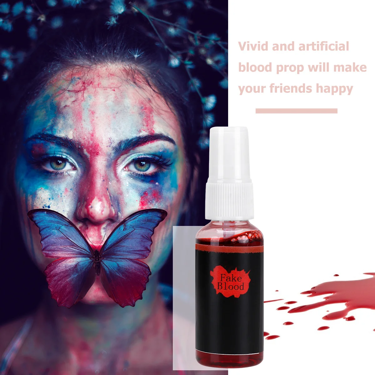 

2 шт., искусственная опора, искусственная кровь для Хэллоуина, косплей, розыгрыш, имитация плазменного аксессуара, популярный инструмент для крови