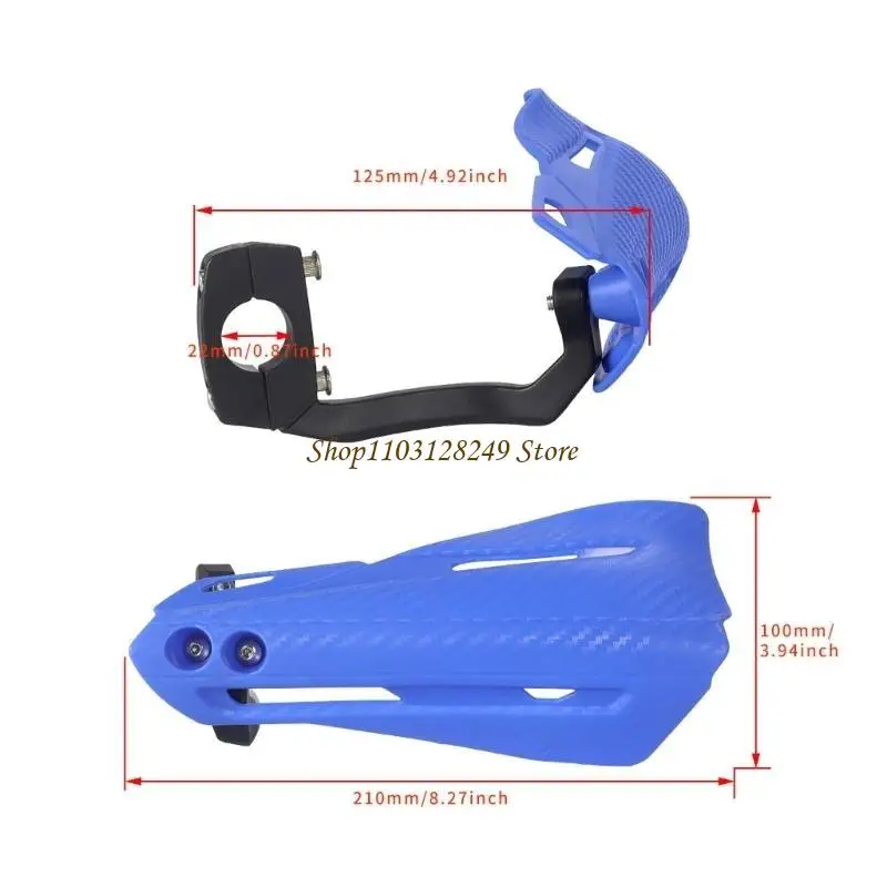 N5KD Motocicleta Alavanca freio Defletores vento choque choque casca Protetor manuseio à prova motocicleta