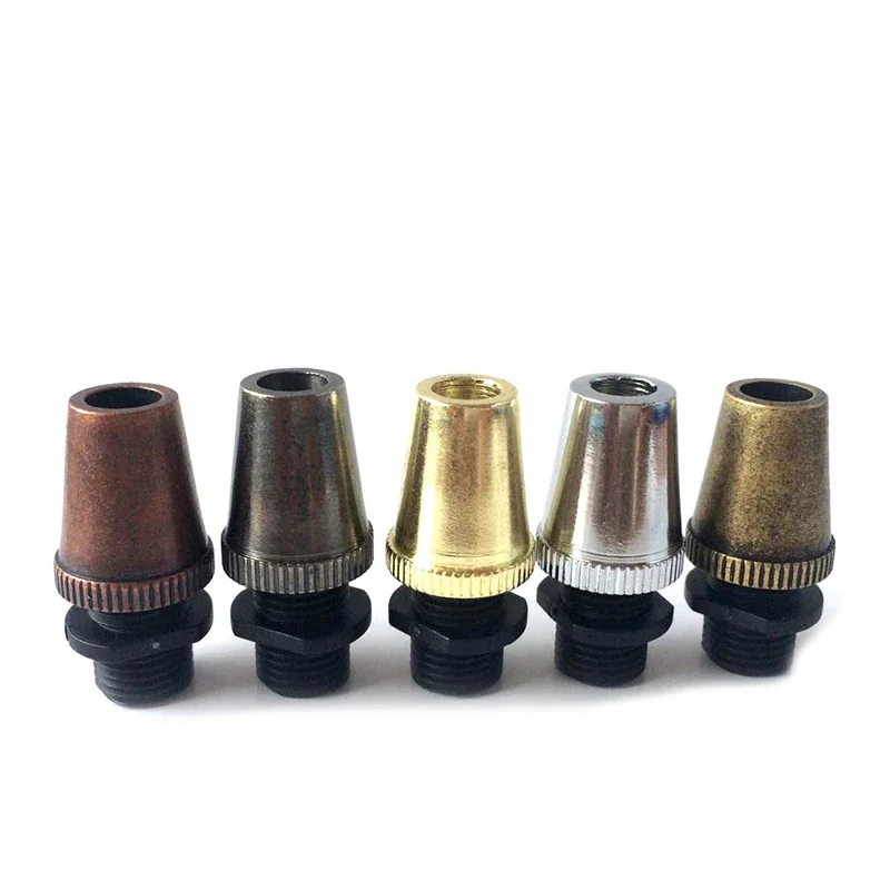 

Vintage Brass Lamp holder Cord Grip Cable Clamp Strain Relief Wire Grip Cable Glands