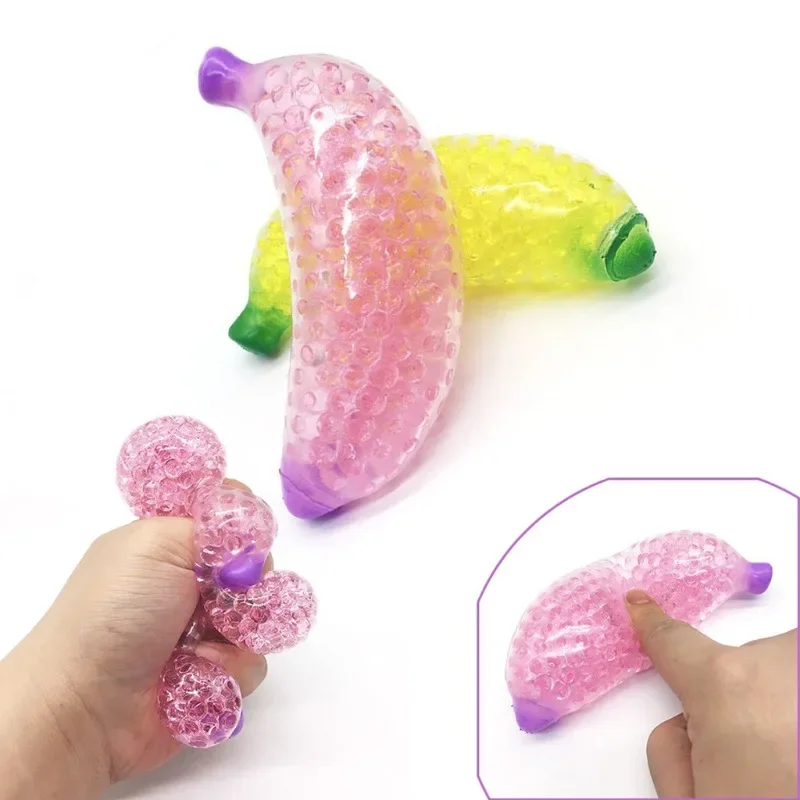 Toys Scented Bead Vent Decompression Toys Anxiety Toy Simulation Fruit Banana Sensory Toy Stress Reliever Mini Ball Toys