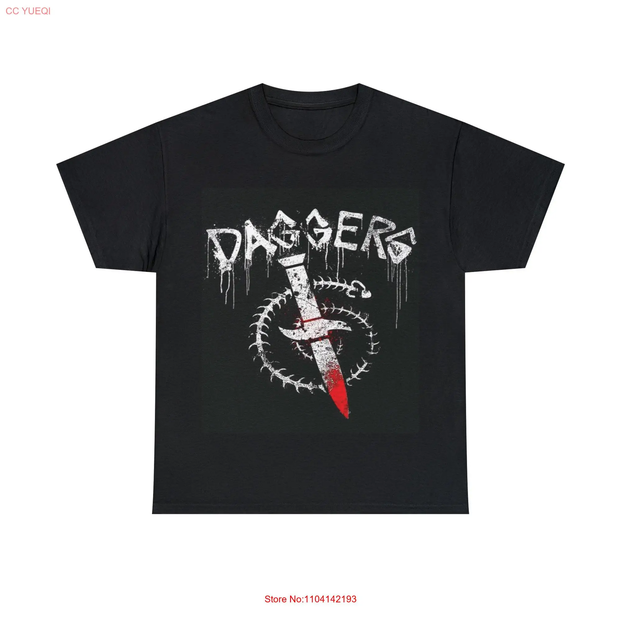 Daggers T Shirt long or short sleeves