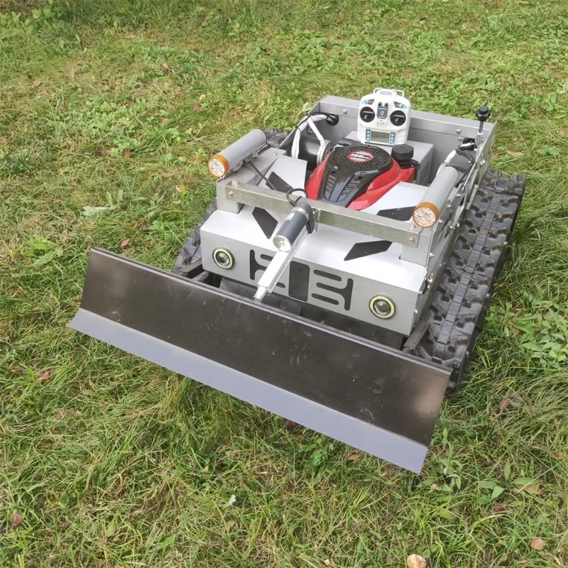 mower rubber crawler robot remote control lawn mower