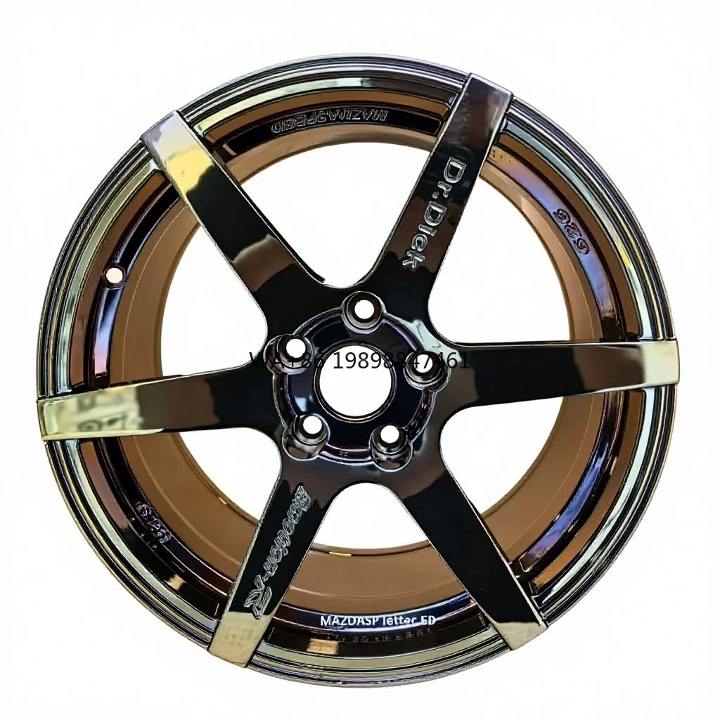 

New Forged Aluminium Alloy Car Wheel Hub Model 6TT26 Matte Black 5x112 Painted Universal Fitment 40mm ET