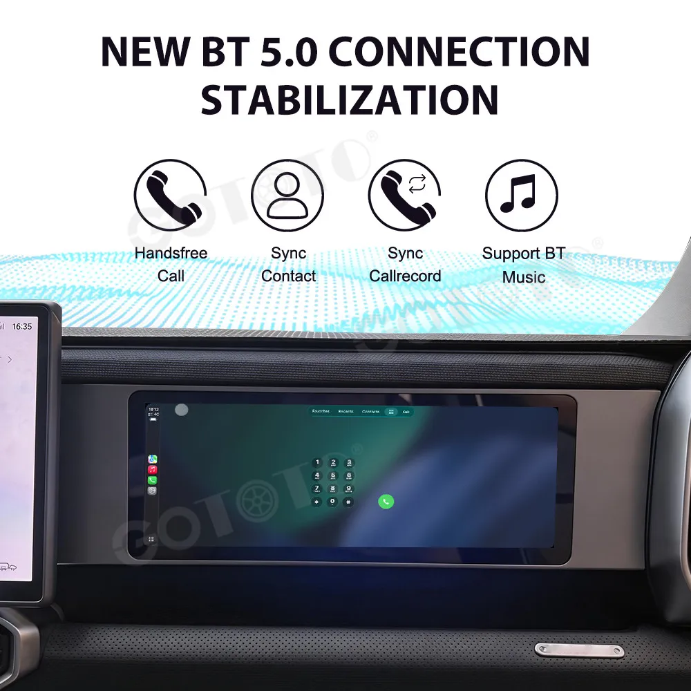 12.3 inch Co-pilot Display For Jetour Traveller Shanhai T2 2023+ Car Multimedia Player Radio Tape Recorder Car Accessories