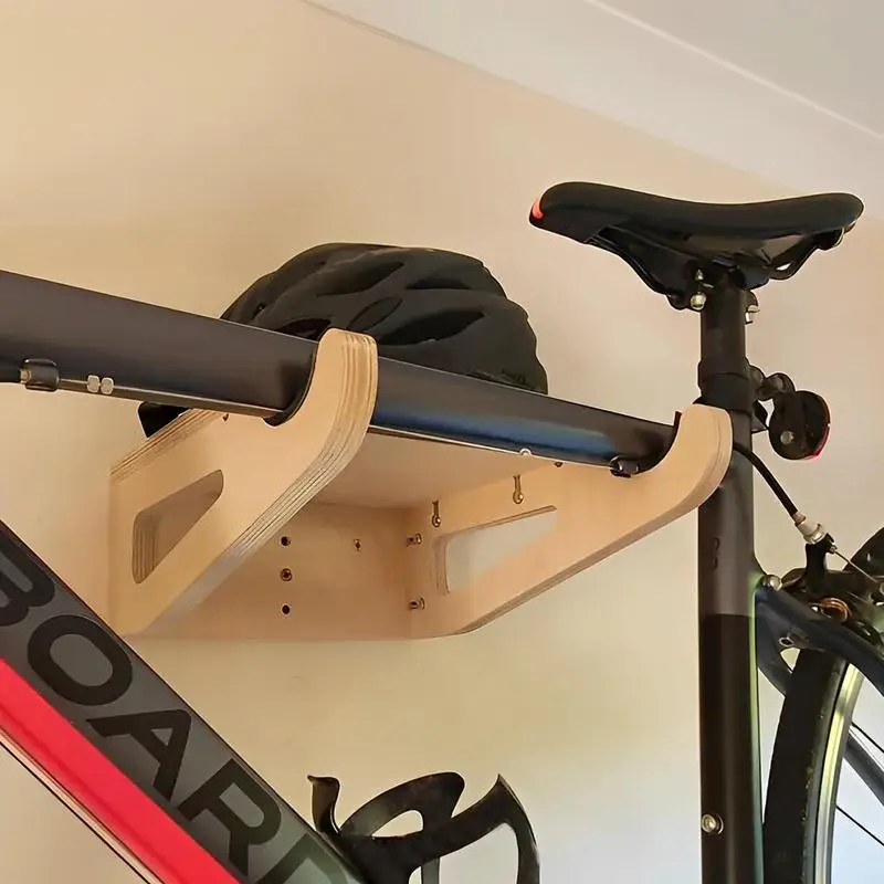 Support Mural Vélo Bois La Solution Élégante et Fonctionnelle pour Stocker votre Vélo à l’intérieur