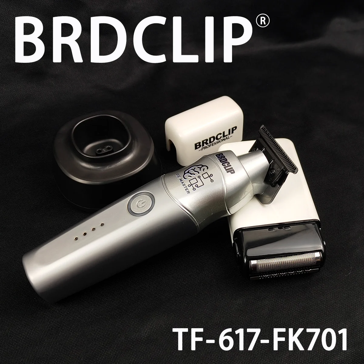 NEW Professional BRDCLIP TF-617 FK701 High Motor 7000RPM Barbear Clipper Hair Trimmer Shaver for Men Electric Machine with Base