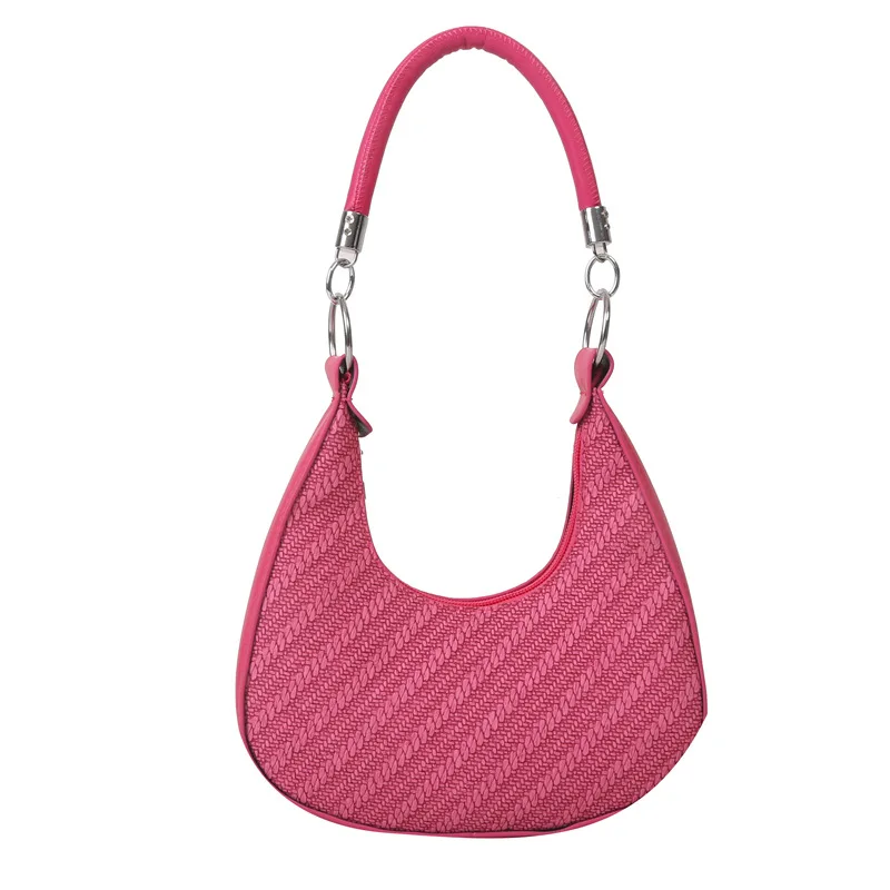 

New Trend Fashion Crescent Bag Autumn 2023 Korean Version of Simple Casual Shoulder Bag Retro Handbag