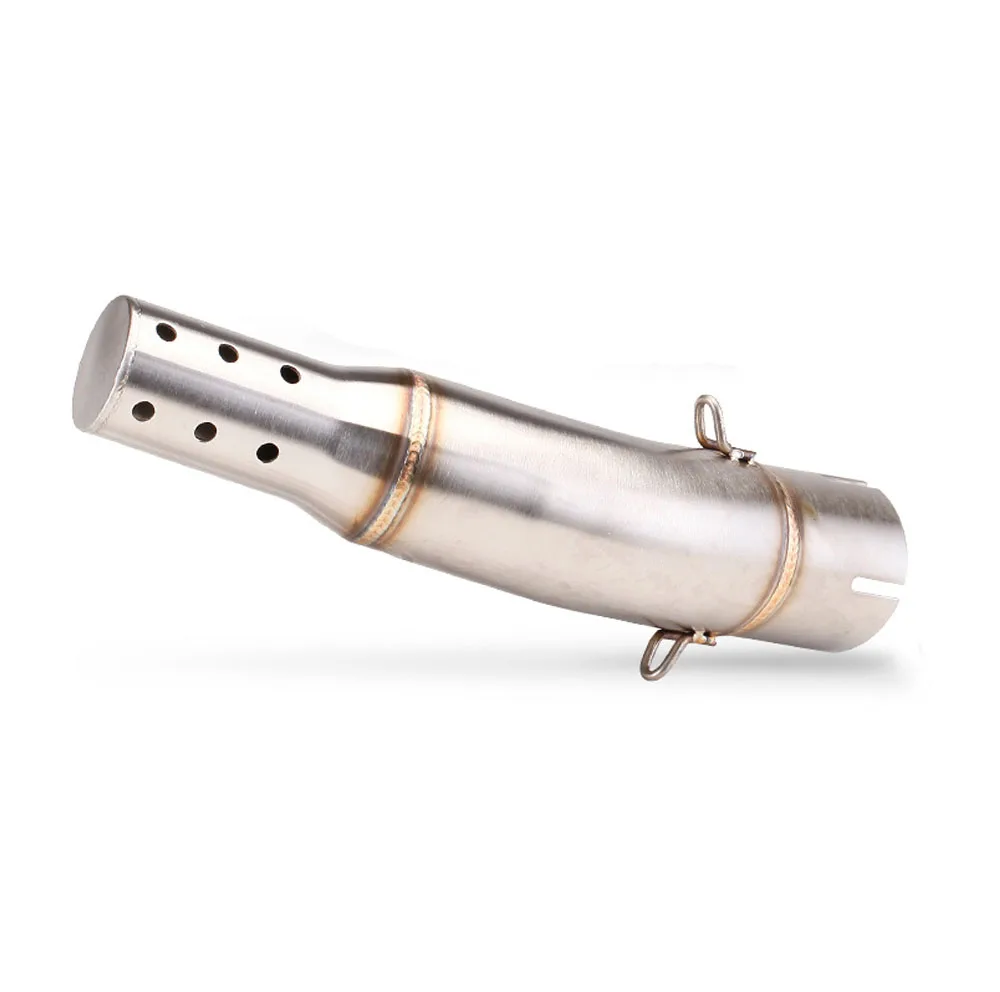 For CFmoto NK400 NK650 NK 400 650 Escape Motorcycle Exhaust 51MM Middie Link Pipe Slip-On With Carbon / Blue Muffler Tips - Image 5