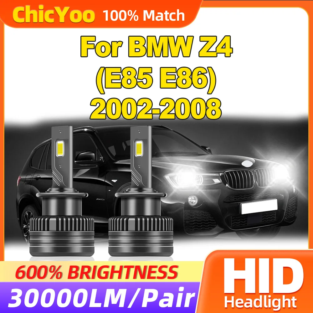 120W HID Xenon Headlamp Bulbs 30000LM Car Lights 12V 6000K Xenon Lamps For BMW Z4 (E85 E86) 2002 2003 2004 2005 2006 2007 2008