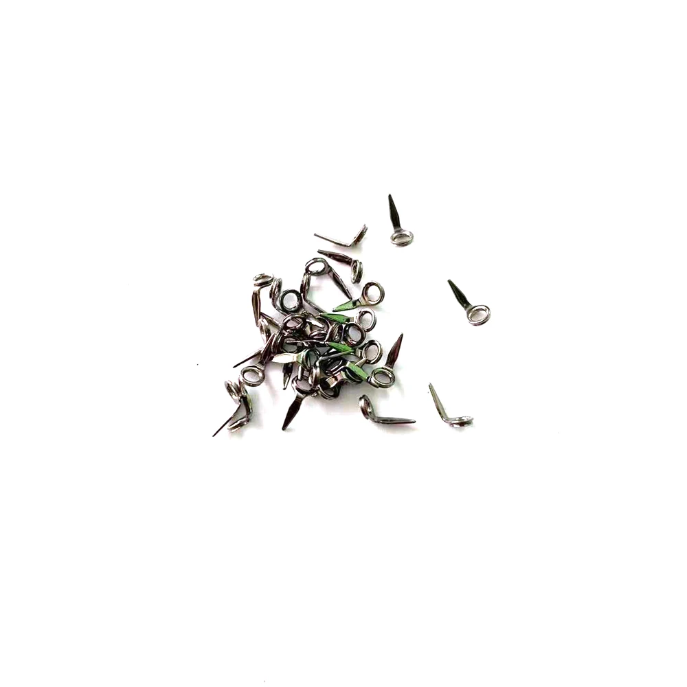 NooNRoo MKG 1.0S2.0S3.0S4.0S5.0S6.0S  Miniature Guide Series Non Ceramic Ring Model Fishing Rod Repair Guides Rod Building 20PCS