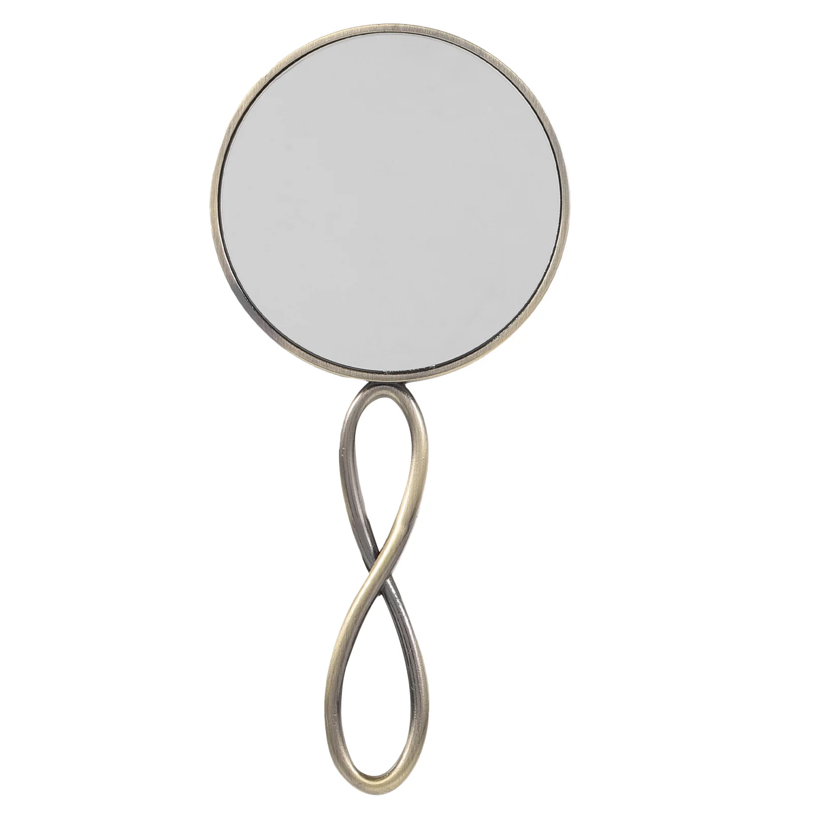 Specchio per il trucco Specchi a mano vintage portatili con manico piccolo per donna portatile retrò