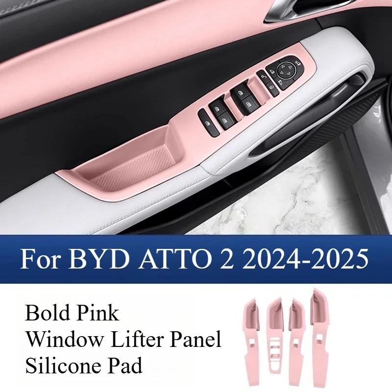 For BYD YUAN PRO ATTO 2 2024-2025 Central Control All-inclusive Silicone Pad Scratch-proof And Waterproof Interior Modification