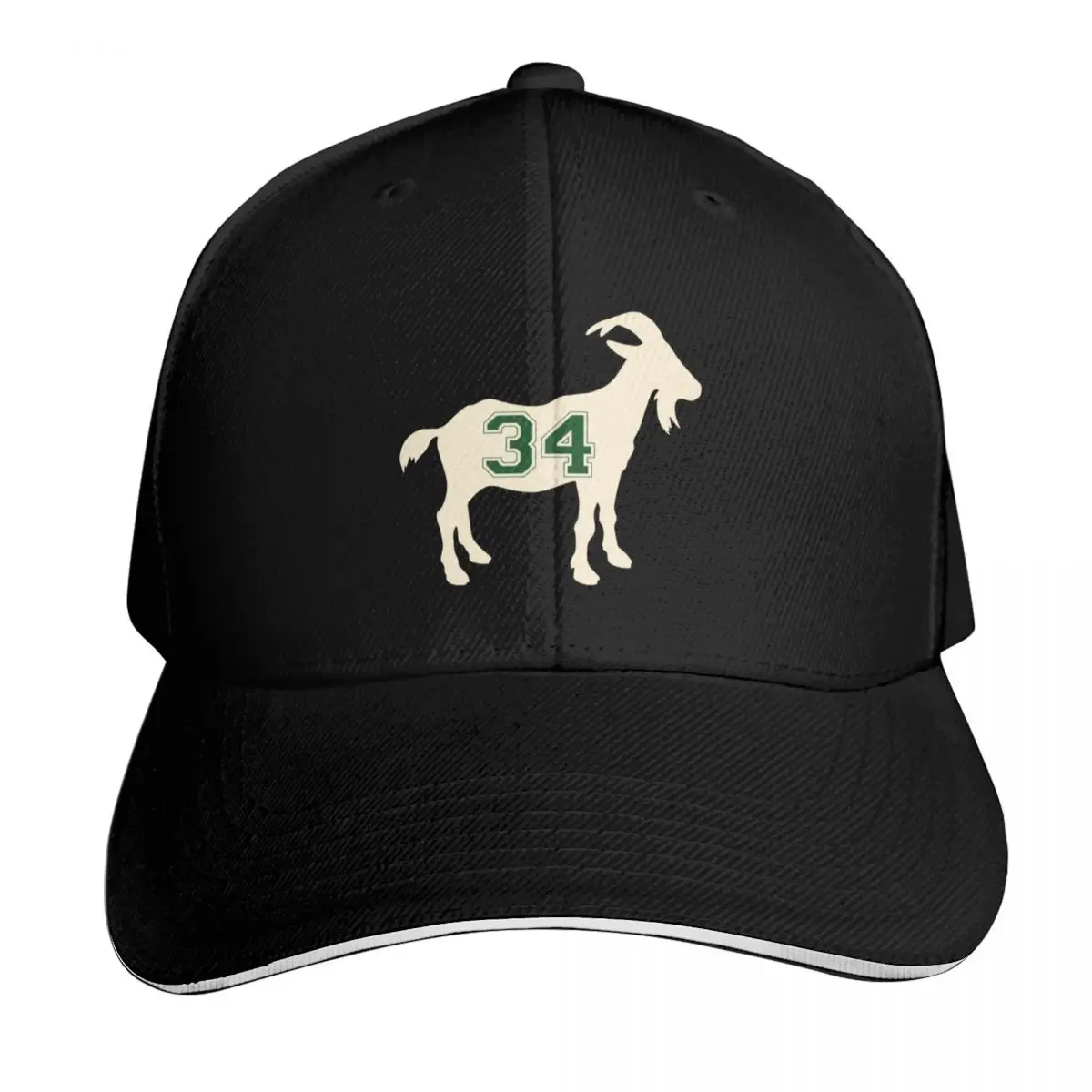 Goat Number 34 Baseball Cap Gift for Him Her Casual Daily Wear Quick Dry Performance