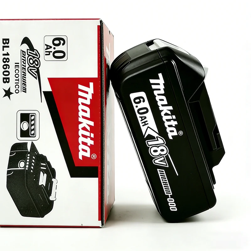

6.0Ah Genuine makita BL1860 18V Battery Power Tools Li-ion Replacement LXT BL1850 BL1840 for 18V Screwdriver with BMS TPCELL 18V