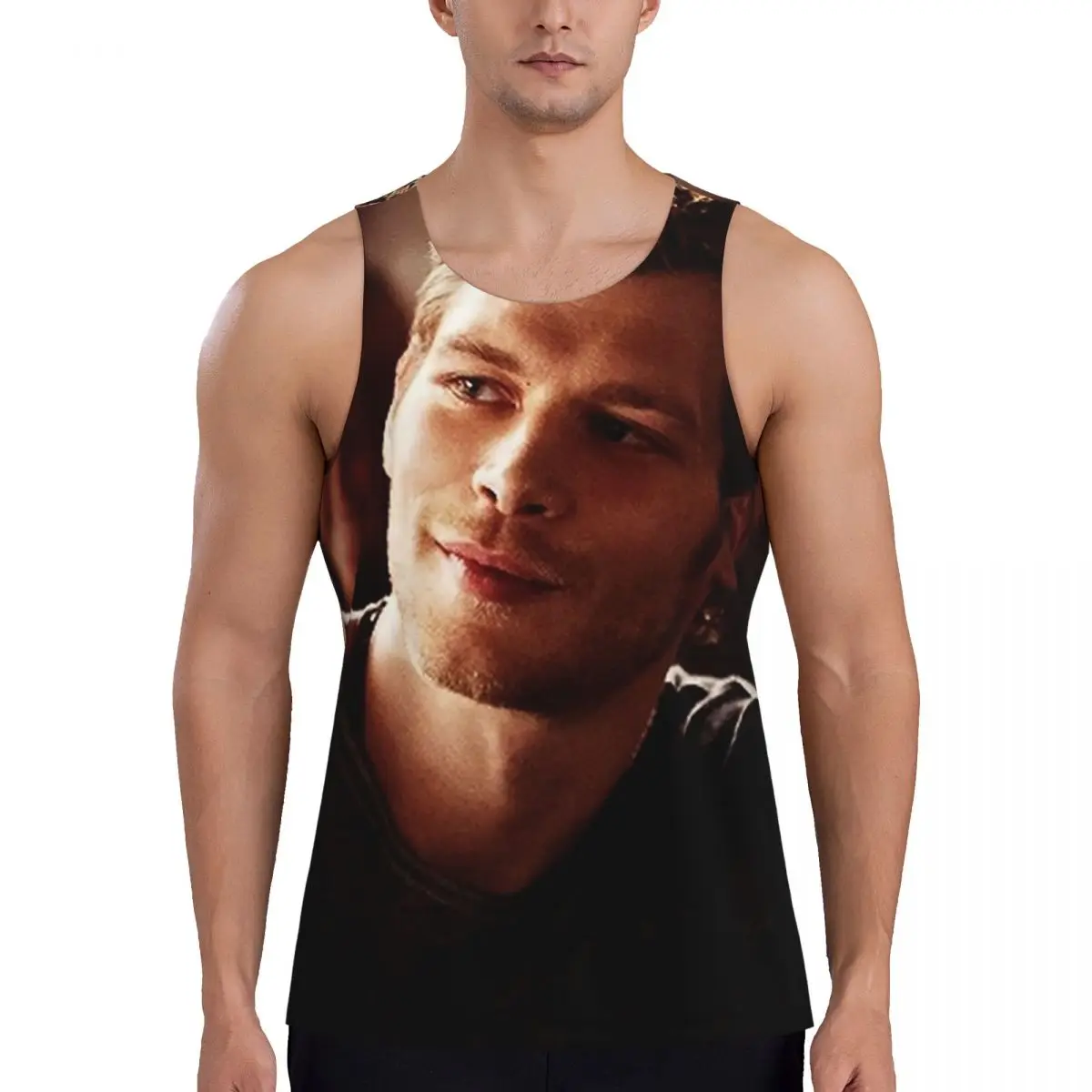 

Быстросохнущая рубашка без рукавов Klaus Mikaelson Gym Tank Muscle, дышащий жилет для бодибилдинга