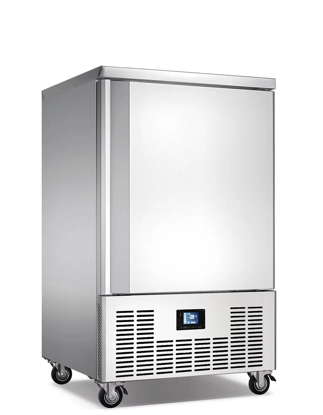 10 Trays Commercial Stainless Steel Blast Chiller Shock Freezer Quick Freezing Machine Cryogenic Blast Freezer